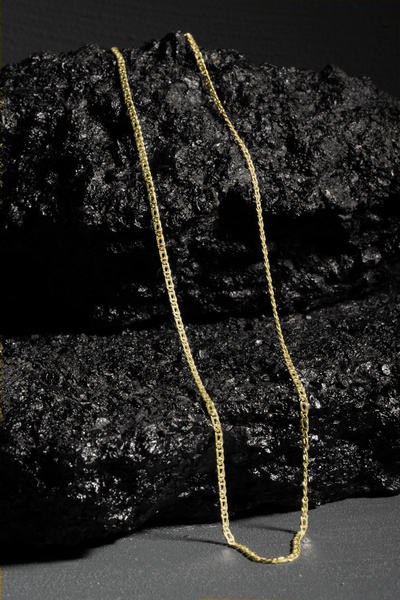 Takıdepo Kuşgözü Model Gümüş Zincir Altın Kaplama 1,95 Mm Genişlik