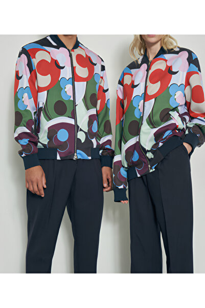 ozze butik سترة بومبر رياضية كلاسيكية للجنسين