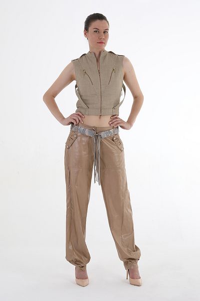 Balizza BLZ-NORMAL WAIST BOL CUT PANT WITH POCKET ACCESSORY