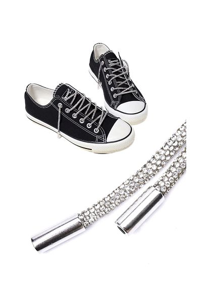 Âlâ Atelier stone shoelaces crystal stone shoelaces