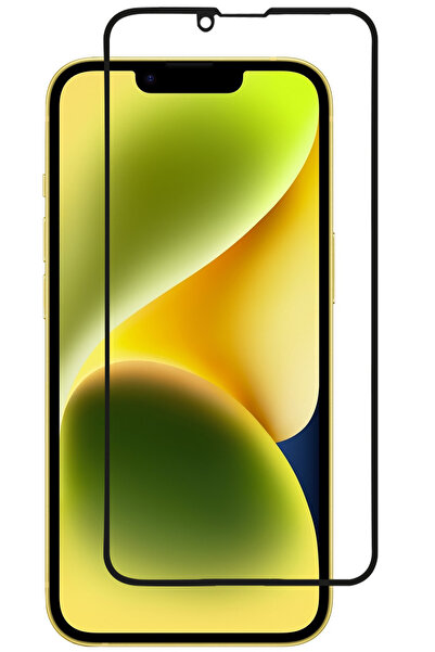 CEPSTOK iPhone 14 Kırılmaz Cam 5D Tam Kaplayan 9H Temperli Ekran Koruyucu