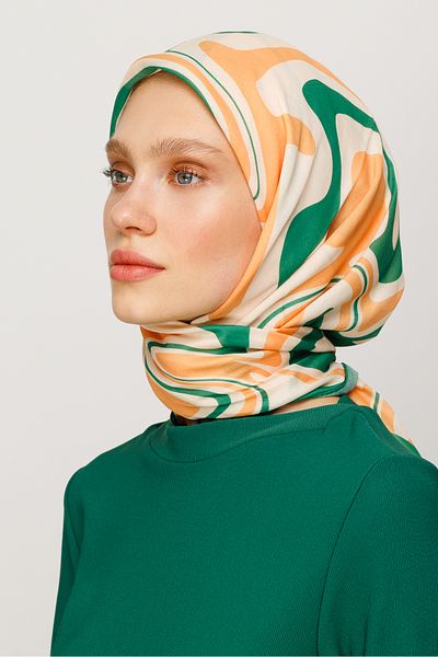 Mooncorn Ψηφιακό μαλακό κασκόλ Mira Pattern