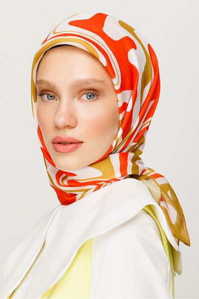 Mooncorn Ψηφιακό μαλακό κασκόλ Mira Pattern