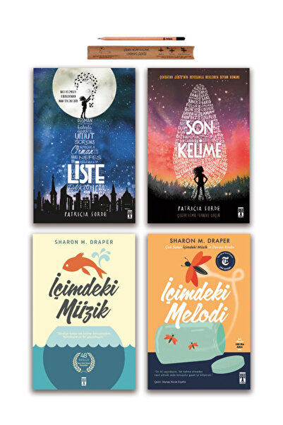 Genç Timaş Liste - Son Kelime - İçimdeki Müzik - İçimdeki Melodi Set 4 Kitap