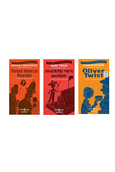İş Bankası Yayınları Sherlock Holmes’un Maceraları & Huckleberry Finn’in Mace...