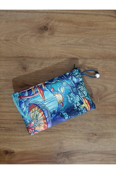 owl bag Дизайнерський пенал-гаманець з малюнком «Чарівна долина грибів»