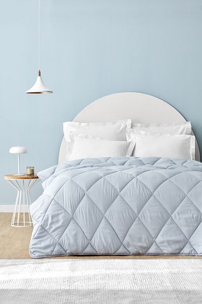 Sarah Anderson Grimes Microfiber Double Duvet Blue