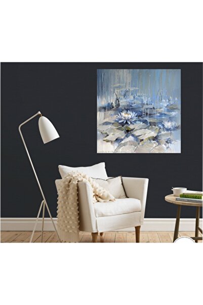 HDART Soyut Modern Dekoratif Çiçek Kanvas Tablo Tablosu