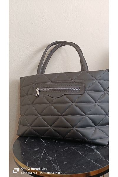bibags Vizyon Καπιτονέ Τσάντα ώμου και ώμου Τσάντα αποσκευών Τσάντα χιαστί Τσάντα αλεξίπτωτο Τσάντα χειμερινό γκρι χρώμα