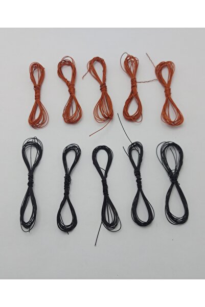 Genel Markalar SİYAH VE KAHVERENGİ RENK TESBİH İPİ 30 METRE