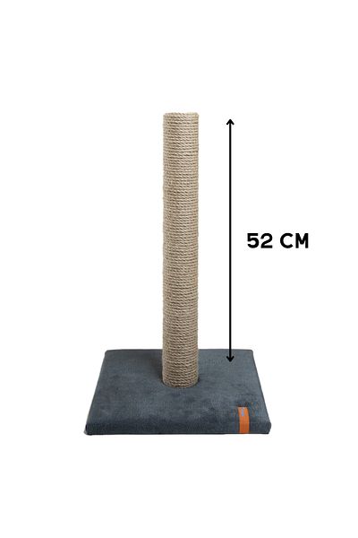 PUGALO Catnip Scratching Board Navy Blue 50 Cm Long Pipe Scratching Board (DARK BLUE)*