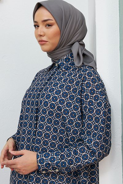 Silk Home Απλό Μαντίλι Twill - Σκούρο Γκρι