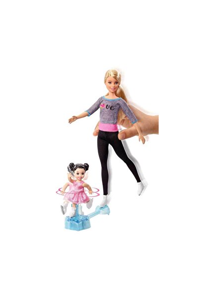 Barbie Spor Jimnastik Hocası ve Bebek Oyun Seti