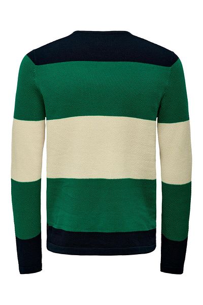Only & Sons ONSPANTER REG 12 BLOCK STRUC CREW KNIT