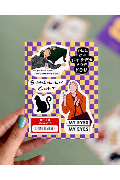 Bikutumutluluk FRİENDS TEMALI STİCKER PACK PHOEBE BUFFAY STİCKER SETİ