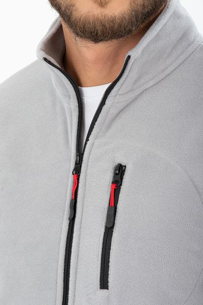 Four Man Ανδρικό Softshell με τρεις τσέπες σε γκρι φλις