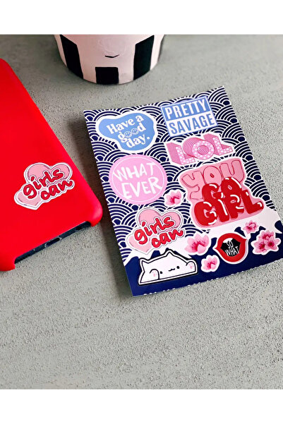 Bikutumutluluk YOU GO GIRL STICKER SET FOR STRONG WOMAN
