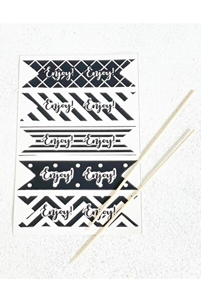Bikutumutluluk ENJOY COCKTAIL CUP ORNAMENTS LABEL STICKER