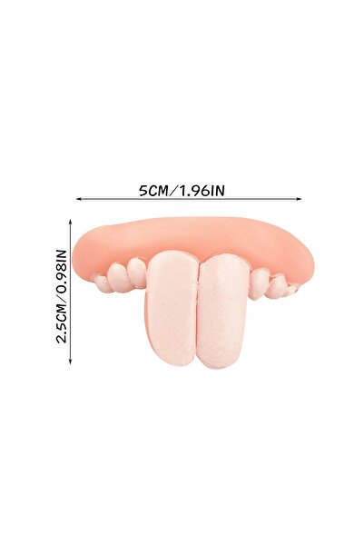 SYNOPE Takma Komik Köpek Dişi Dişlek Hayvanlar İçin Komik Tavşan Dişler Kedi Köpek Protez Aksesuarlar