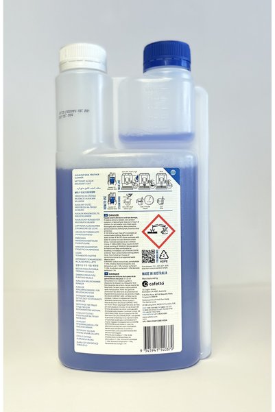 Cafetto MFC BLUE ALKALİ SÜT TEMİZLEYİCİSİ KAHVE MAKİNESİ BUHAR ÇUBUĞU STERİLİZE TEMİZLEME 1LT - E14005