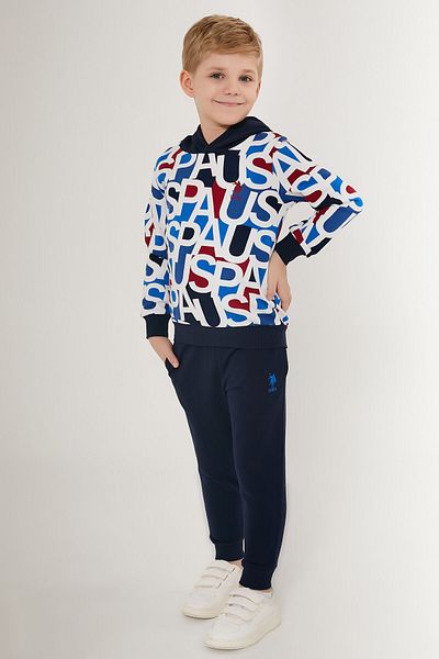 U.S. Polo Assn. ΒΑΣΗ. Σετ αθλητικής φόρμας Polo Assn Fun Navy Blue Boy