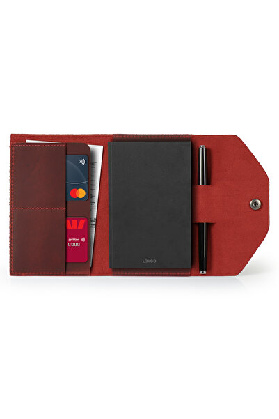 LONDO Маленький органайзер для нотаток з натуральної шкіри