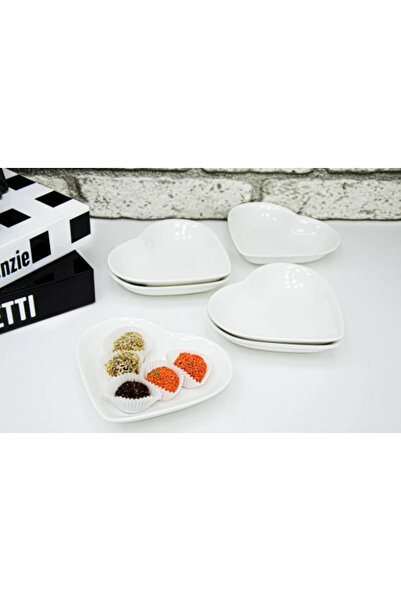 ACAR 6-Piece Porcelain Heart Plate