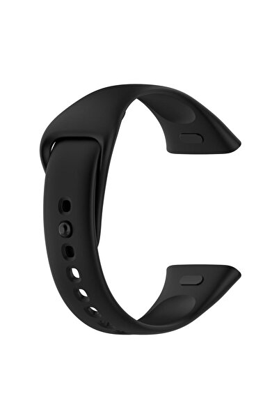 Microsonic Xiaomi Redmi Watch 3 Lite Kordon, Silicone Sport Band Siyah