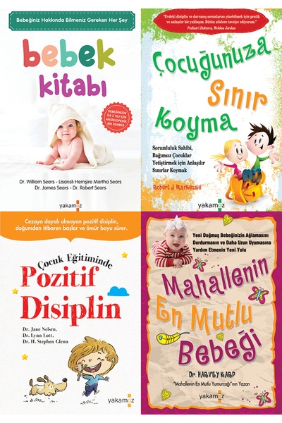 YAKAMOZKİTAP ÇOCUK GELİŞİMİ SETİ 4 KİTAP