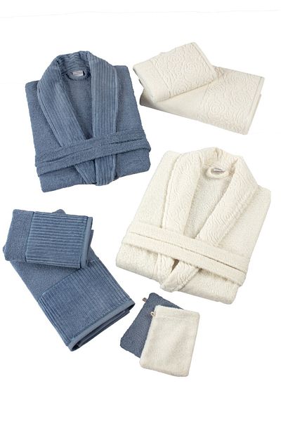 Nurpak Set de halate de baie Love Family 8 piese