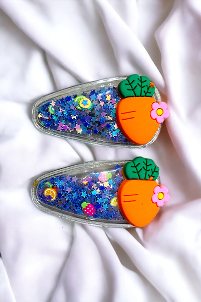 AYMETA TİCARET 2 Li Pullu Figürlü Çıt Çıt Çocuk Toka Seti