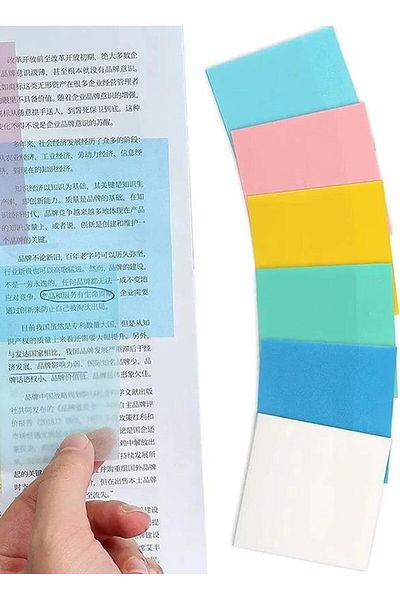 Limmy Transparent posit adhesive note paper pos it - White