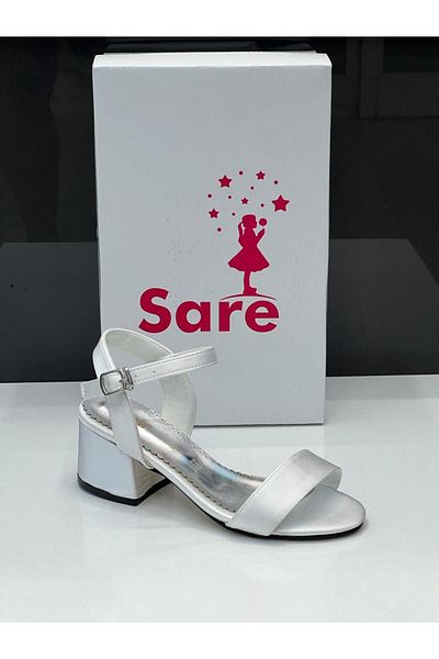 Sare Çocuk Giyim Pantofi rochii de seara deschisi pentru fete ortopedice albi