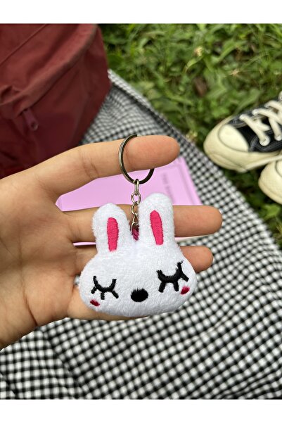 Cute White Rabbit Kawaii Keychain Bag & Wallet Accessory Gift ( 1pc )