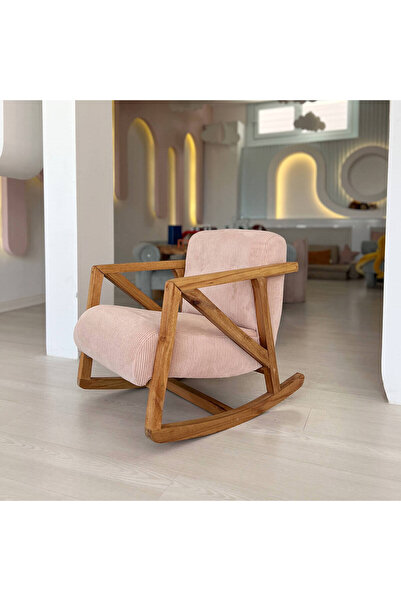 evodeko NiniMini Ahşap Sallanan Çocuk Koltuğu