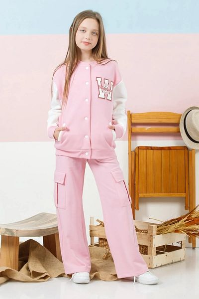 DMB BOYS & GIRLS Cardigan pentru colegiu cu mâneci lungi pentru fete 4-14 ani