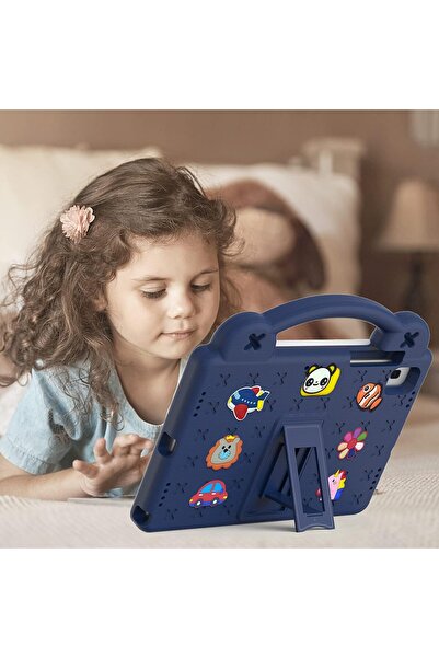 m.tk moveteck Samsung Galaxy Tab A8 Sm-T290 Kılıf Çocuklar için Eğlenceli Askılı Standlı Sevimli Nemo Karikatürlü