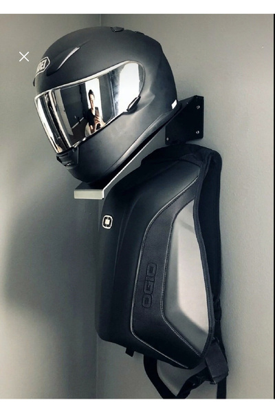 Handmade Siyah Motosiklet Kask Tutucu Kask Askisi Techizat Askisi