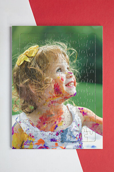 HediyeLabs Kişiye Özel Fotoğraflı Yapboz Puzzle - 99 Parça A4 Resimli Pazıl Yapboz Kız Çocuk Hediyesi