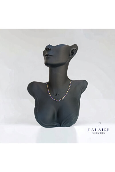 Falaise Accessories BONCUKLU KOLYE 45CM - LACİVERT