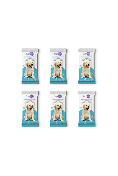 Supreme Kedi - Köpek Hipoalerjenik Temizleme Mendili X 6 Adet