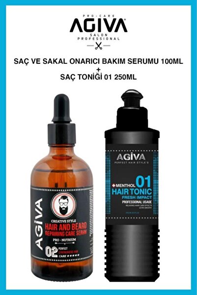 Agiva Güçlendirici Canlandırıcı Şekillendirici Sakal-Bıyık Mentol Ferahlığı S...