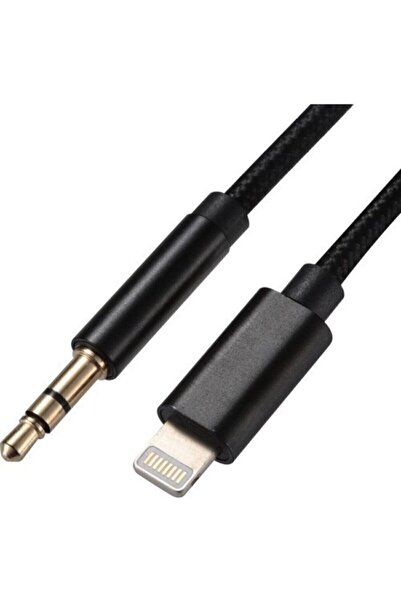 Genel Markalar Lightning To Aux Kulaklık Çevirici 3.5 Mm Jack Girişli Iphone 3.5mm Araç Aux Dönüştürücü Ses Kablosu