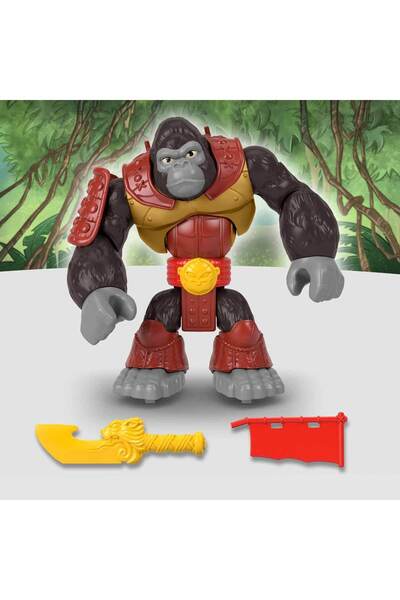 Imaginext Silverback Gorilla Smash Figür Seti GYX01