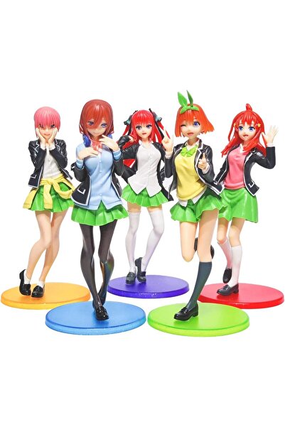 NETAVANTAJ Anime The Quintessential Quintuplets Eşsiz Beşizler 5li Figür Seti