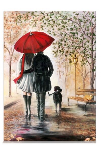 Star Puzzle 1000 Parçalık Kasım Yağmuru Karton Puzzle Yapboz