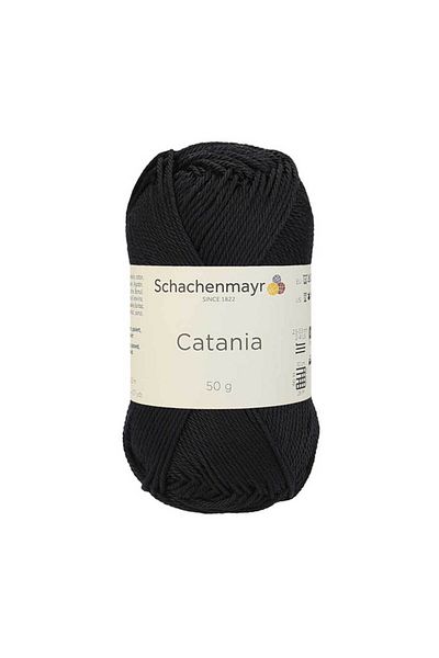 Schachenmayr Catania Πλεκτό Σχοινί / 50G / 110 Μαύρο