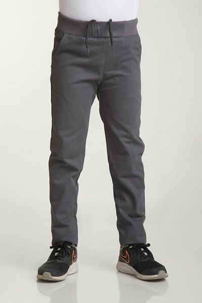 For Pretty Ribbed Gray School Pants unisex