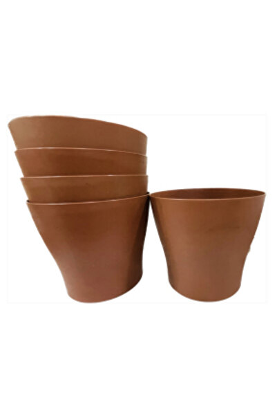 seazde Poliwork Gardenya Saksı 35 Cm 5 Adet 21 Litre