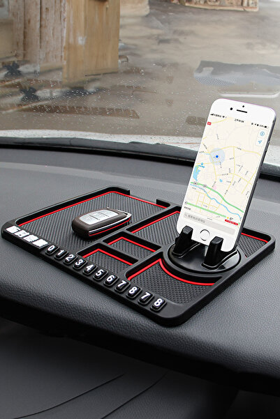 MOBEE Araç İçi Torpido Üstü Kaydırmaz Pad Torpido Organizer Araç İçi Telefon ...